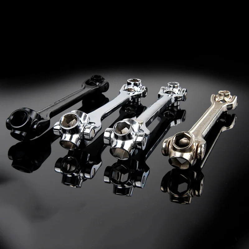 Urijk Universal 8 in 1 Multi function Socket Wrench Dog Bones Metric Hexagon Socket High Quality