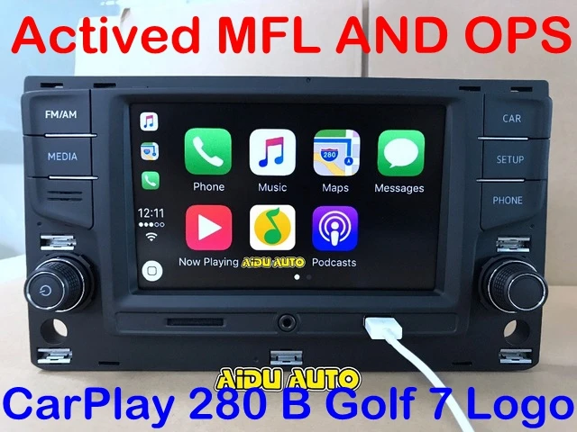 AIDUAUTO для VW Golf 7 MK7 VII Passat B8 MQB Tiguan Carplay 6 5 &quotΦ 5GD035280B 5GD 035 280 B|mib radio|golf mibradio golf |