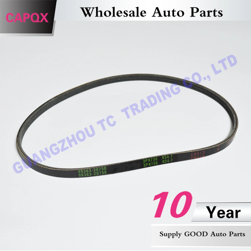 Capqx резиновый v-ремень 3PK750 для TOYOTA Camry 2,2 SXV10 SXV20 750 мм 3 ребра 99363-20750-83 99363-20750 90916-02318