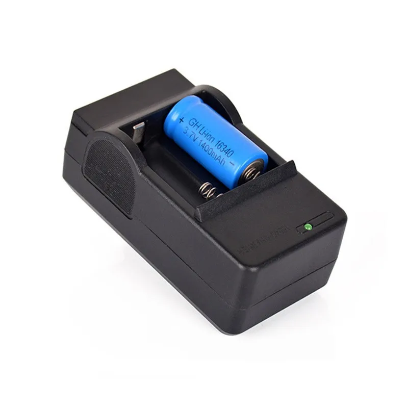 1PCS 16340 Rechargeable Lithium Battery Charger US EU Plug Dual Battery Charger For 16340 Battery 1PCS 16340 Rechargeable Lithium Battery Charger US EU Plug Dual Battery Charger For 16340 Battery