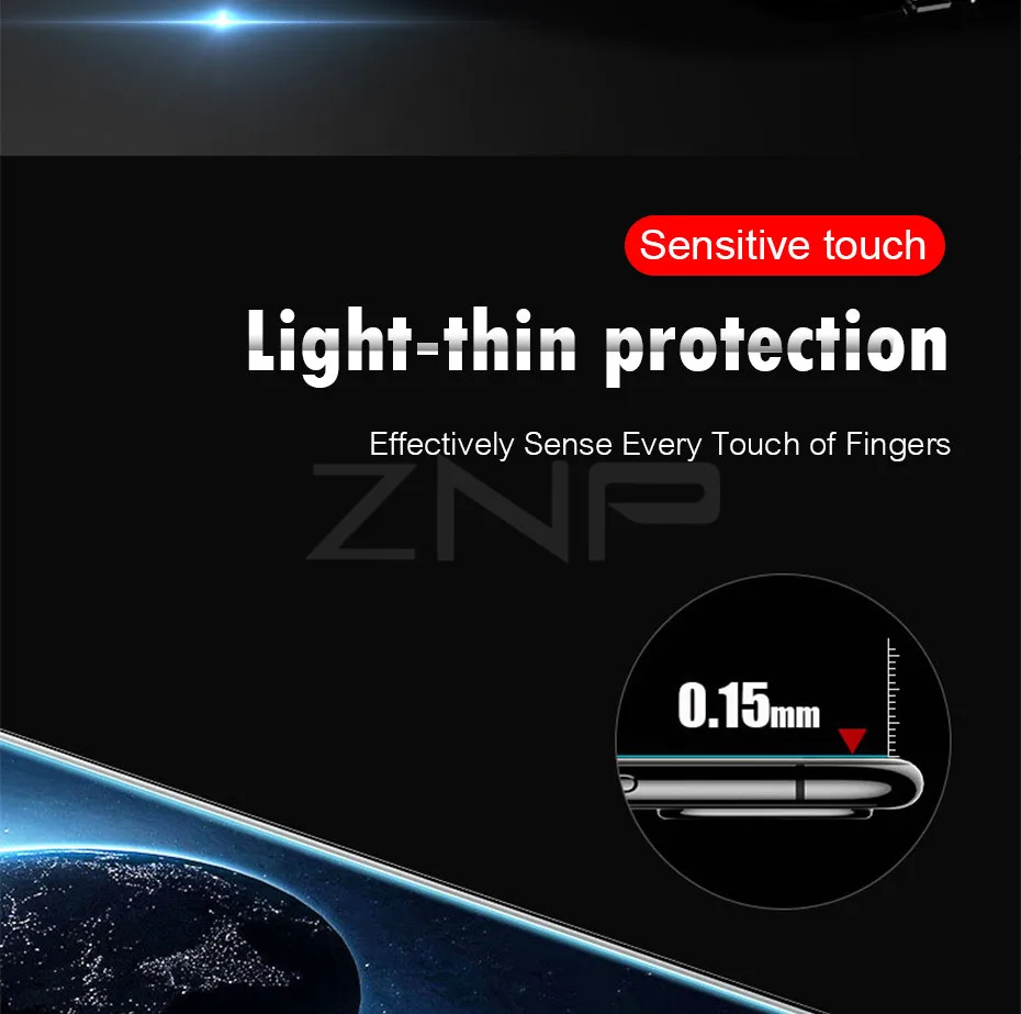 ZNP 3 шт. Защитное стекло для iPhone 7 8 6 6s Plus 5 5S SE закаленное стекло для iPhone X XS Max XR Защитная пленка для экрана