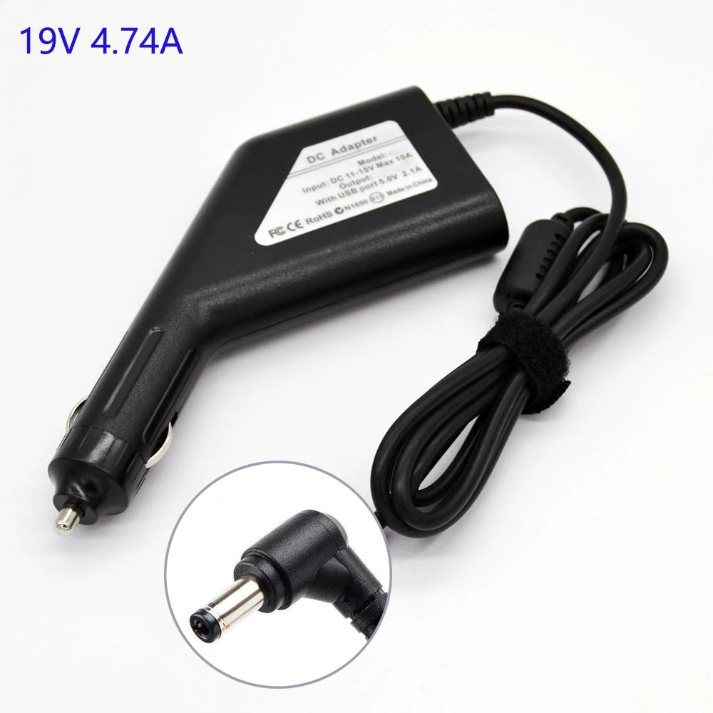19V Laptop Car Adapter Car Charger Power Supply Charger for Omnibook XT