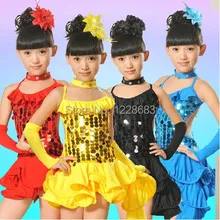 Новое поступление неравное латинское платье для бальных танцев/костюмы для танцев с блестками на продажу