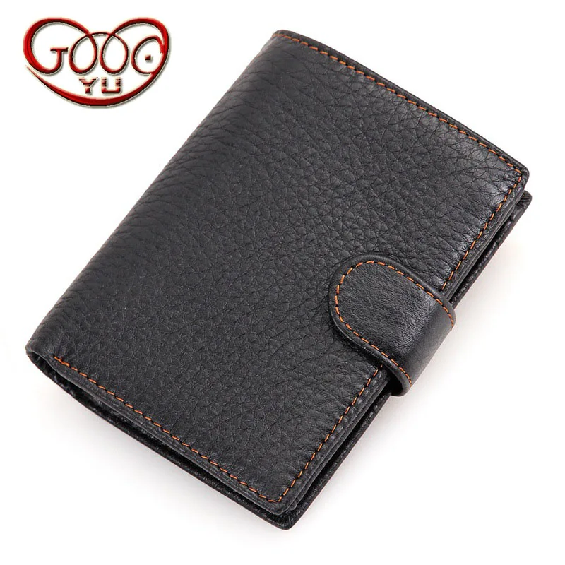 

Casual cross section first layer leather multi-card bit man wallet leather open short wallet