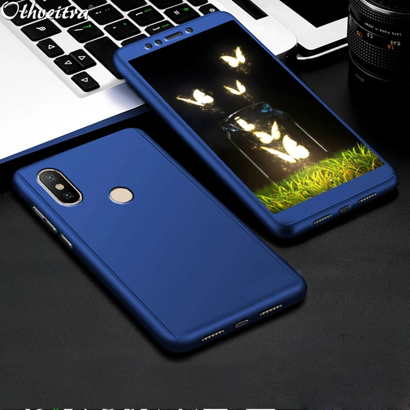 

360 Degree Funda For Xiaomi Redmi 6 Pro Redmi 6A 6 Case Protective With Tempered Glass Flim Case For Xiaomi A2 Lite Mi A2 Lite