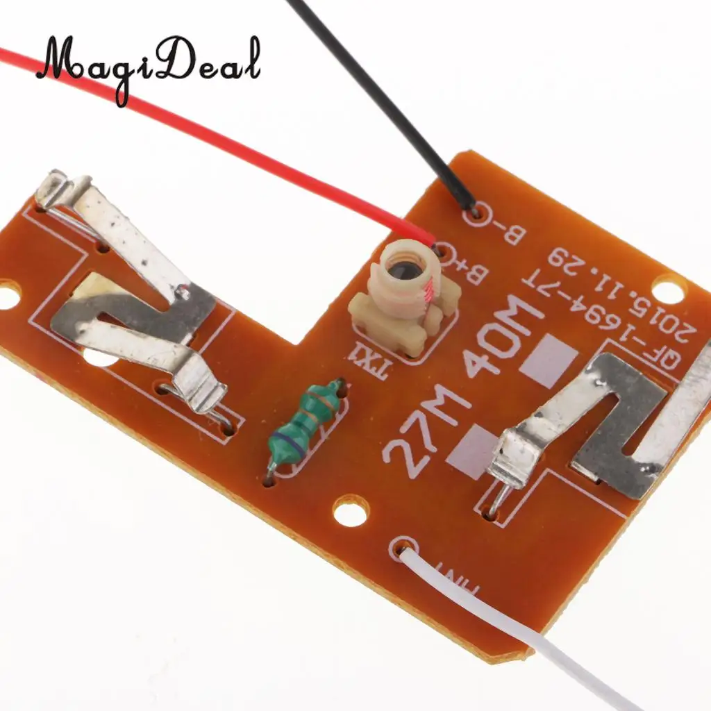 27M 4CH Remote Control Module Receiver & Transmitter Wireless Board with Antenna for Mini DIY RC Toy Car Accessories