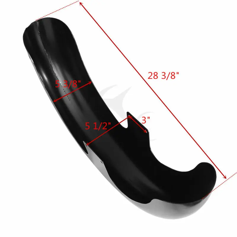 Motorcycle Unpainted 21" Wrap Front Fender For Harley Bagger Touring Custom Glide Electra Glide Road King Road Glide FLHT FLHX