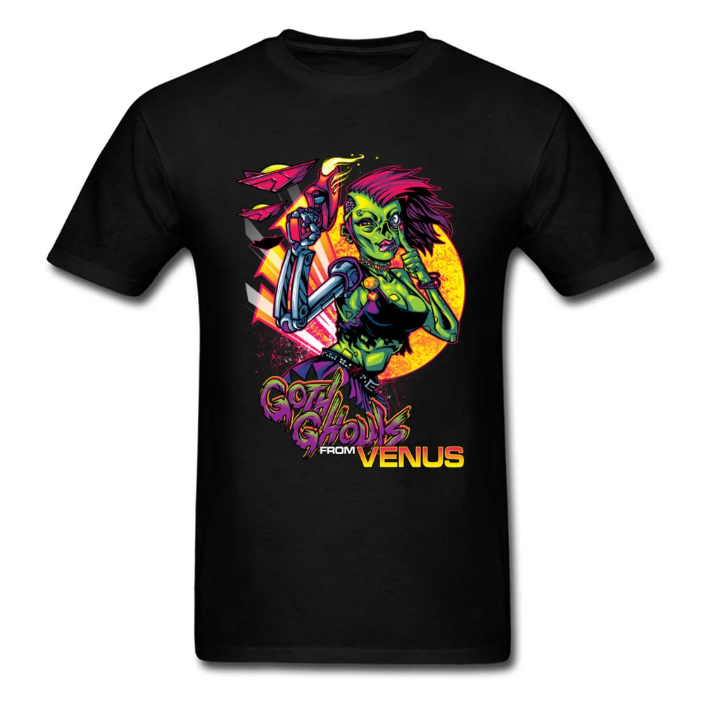 

Goth Ghouls From Venus Zombie Tshirt Men Devil Demon Cartoon Game T Shirts 2018 Hip Hop Fashion Top Brand Tees Male