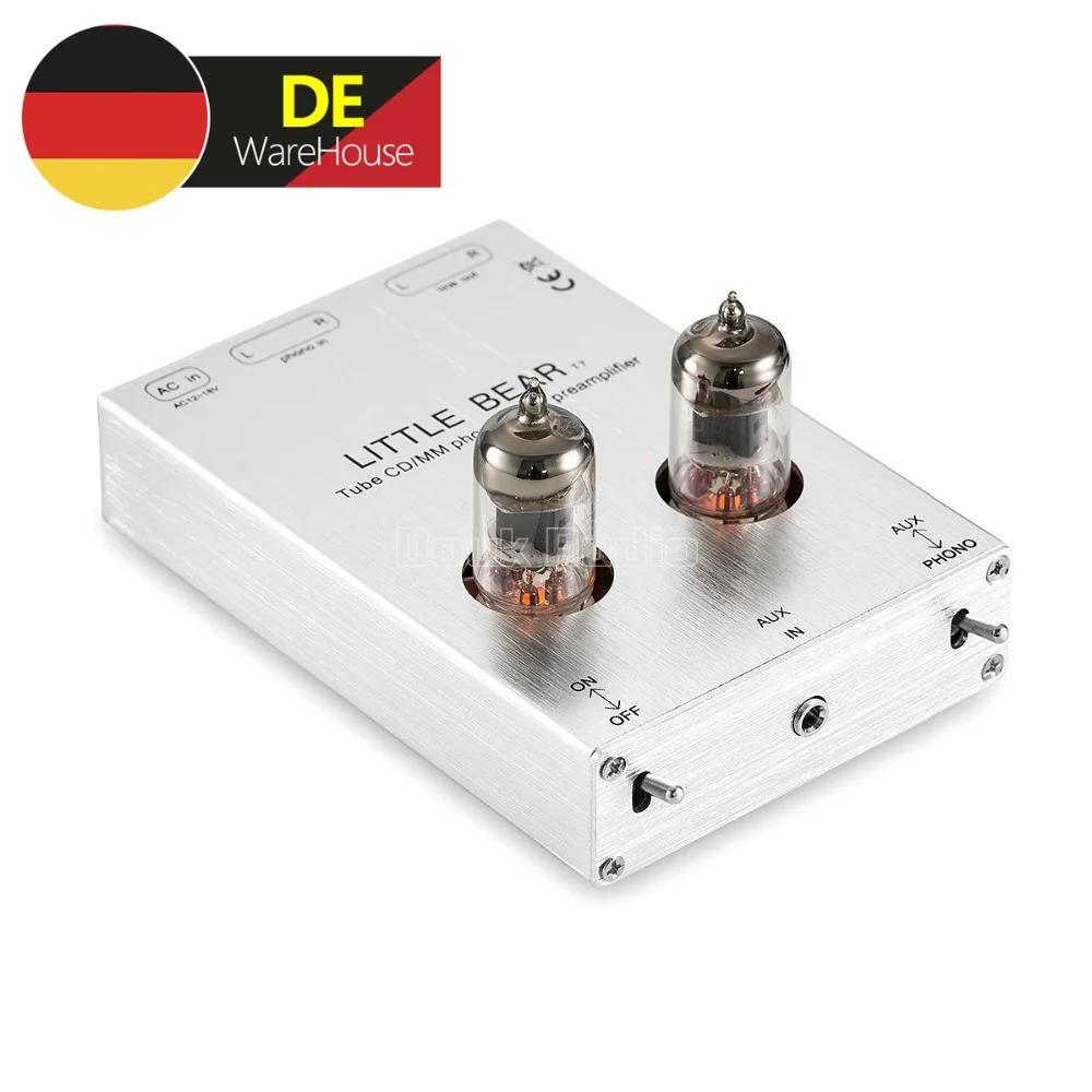 

Nobsound Mini Little Bear T7 6J1 Valve Tube AUX & MM Phono Turntable Pre-Amplifier Hi-Fi Stereo Preamp