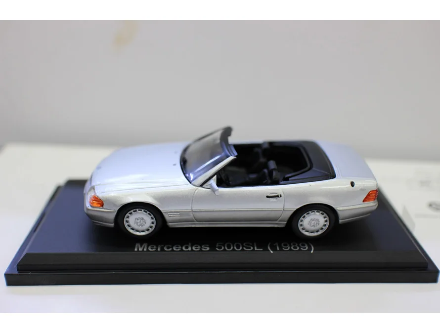 A tlas 1:43 MB 500 SL 1989 эксклюзивные игрушки из сплава для детей, детские игрушки, модель оригинальной коробки