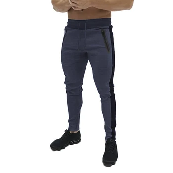 

1PCS Men Tracksuit Bottoms Skinny Sweatpants Trousers Black Jogger Track Pants Men Casual Joggers Pants