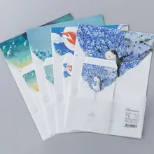 Время после времени 24 с буквами на листе бумага+ 12 шт. конверты иллюстрации творческий набор для писем письма офисные и школьные принадлежности