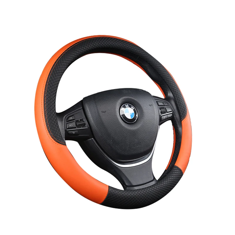 Из искусственной кожи Универсальный Автомобильный руль Обложка 38 см автомобиль
