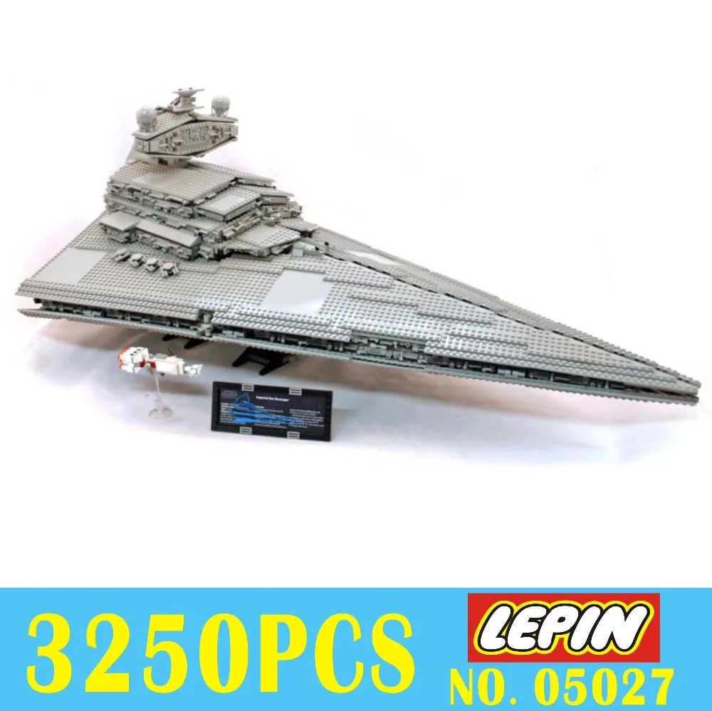 

DHL LEPIN 05027 3250Pcs Star WAR_S Emperor fighters starship Model Building Kit Blocks Bricks Compatible 10030 to Children Toys