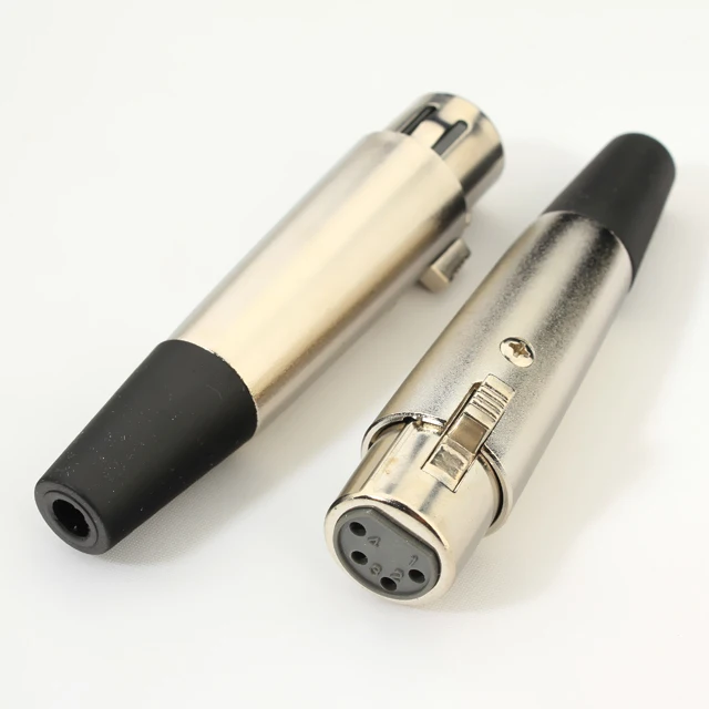 6 PCS 4-Pin XLR Female Vintage Low-Impedance Connector | Обустройство дома