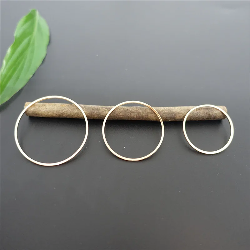 

20pcs Metal Round Pendant Charms Gold Dark Silver DIY Earring Bracelet Making Accessories Jewelry Findings Wholesale Handwork