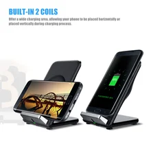 

Qi Wireless Fast Charger Charging Stand Holder Quick Charge for Samsung Galaxy Nokia HTC Sharp Motoraly Blackberry SONY