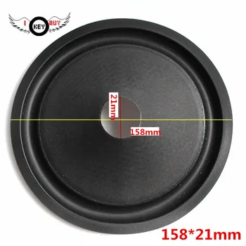 

Free Shipping 2 Pcs/Lot 6 Inch Speaker Paper Cone Paper Smooth Foam Side 21 MM Core 158 MM Speaker Repair Parts DIY Accessories