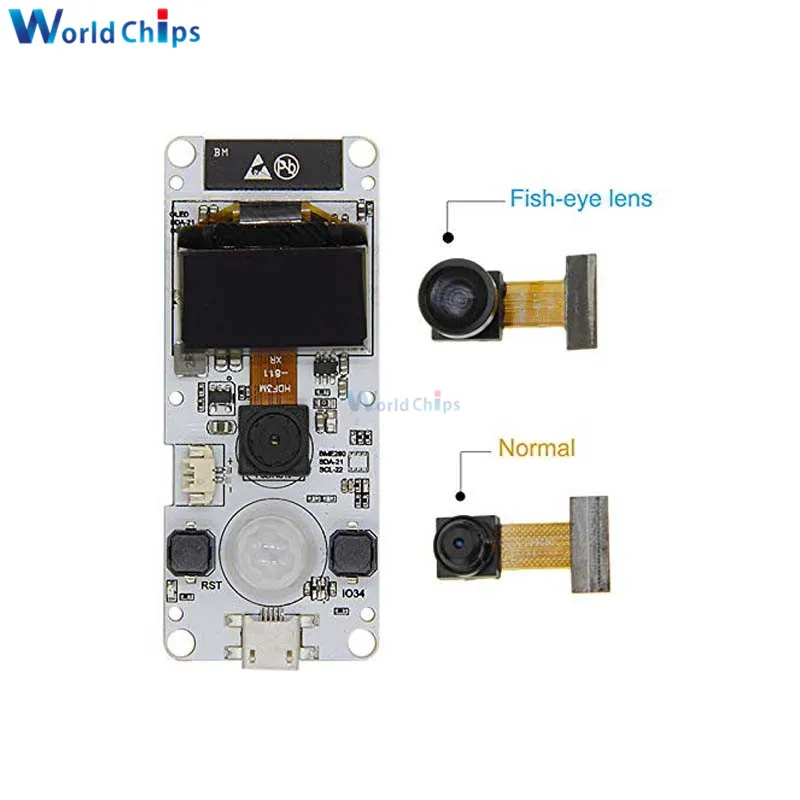 ESP32-Cam ESP32 OV2640 модуль камеры двухъядерный WROVER PSRAM wifi 0,9" OLED SSD1306 IEC BME280 модуль датчика CP2104 для Arduino