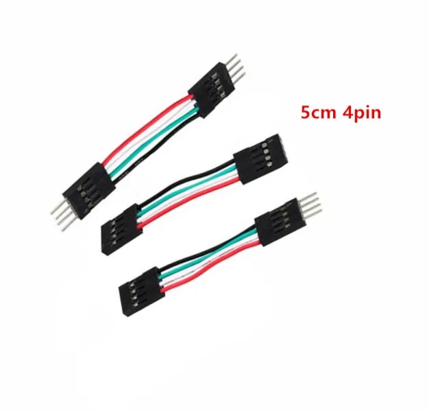 

20pcs/lot 5cm 4pin Jumper Wires Cables M-M M-F Female to Female Breadboard DuPont Cables for DIY Electronic Starter Kits