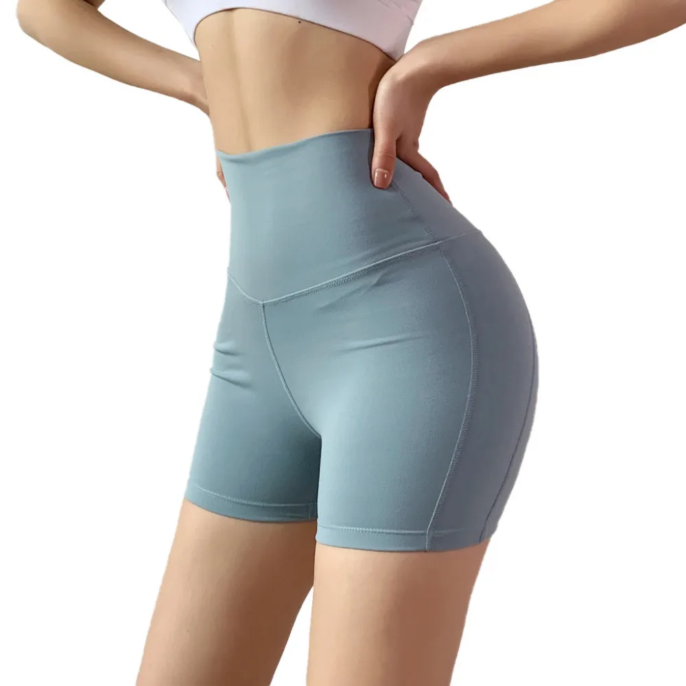 2019 women's breathable sexy yoga shorts slimming hips tight-fitting sports fitness running yoga shorts gym fitness ladies 40J1 (5)
