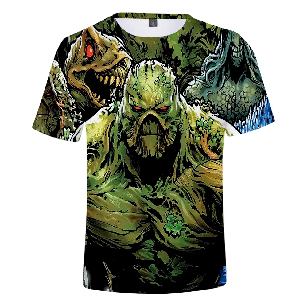 Men Animal t shirt Swamp monster 3D Print tshirt Men Funny tees tops Short Sleeve O-neck 3D Print Summer Clothes Men Animal t shirt Swamp monster 3D Print tshirt Men Funny tees tops Short Sleeve O-neck 3D Print Summer Clothes