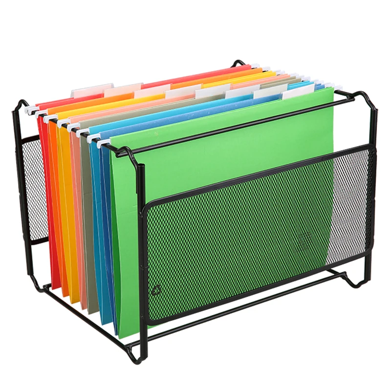 1 Pcs Metal Desk Accessories Mesh Hanging File Folder Frame 1 Pcs Metal Desk Accessories Mesh