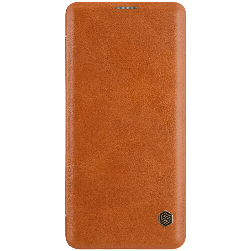 Brown Nilkin для samsung Galaxy S10 Plus чехол Nillkin роскошный мягкий PU Флип кожаный чехол для телефона для samsung S10e/S10 Lite чехол s - Цвет: Brown