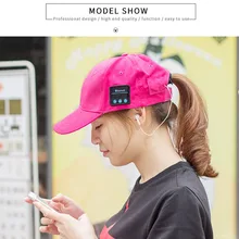 New Soft Warm Earphone Hat Wireless Headphones Smart Cap Baseball Headset Speaker Mic Bluetooth Headset Hat Knitting Cap