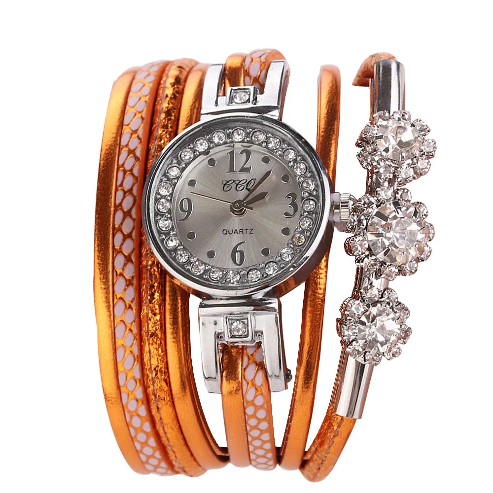 Высокое качество красивые модные женские часы-браслет женские часы повседневные Аналоговые кварцевые наручные часы-браслет женские часы 999