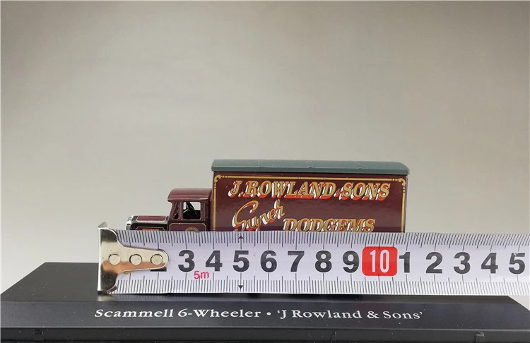 1/72 Ретро моделирование Scamnell 6-wheeler 'JRowland sons' винтажная модель грузовика классический грузовик литой игрушечный автомобиль из сплава