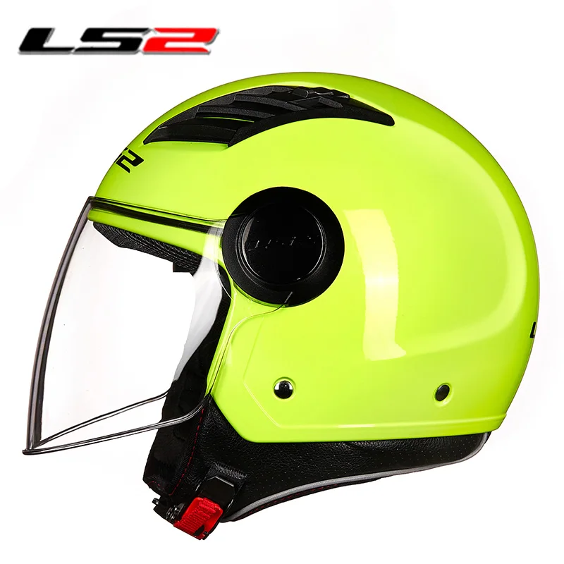 LS2 Половина лица шлем мото rcycle шлем casco moto capacetes de moto ciclista capacete 562 - Цвет: 5