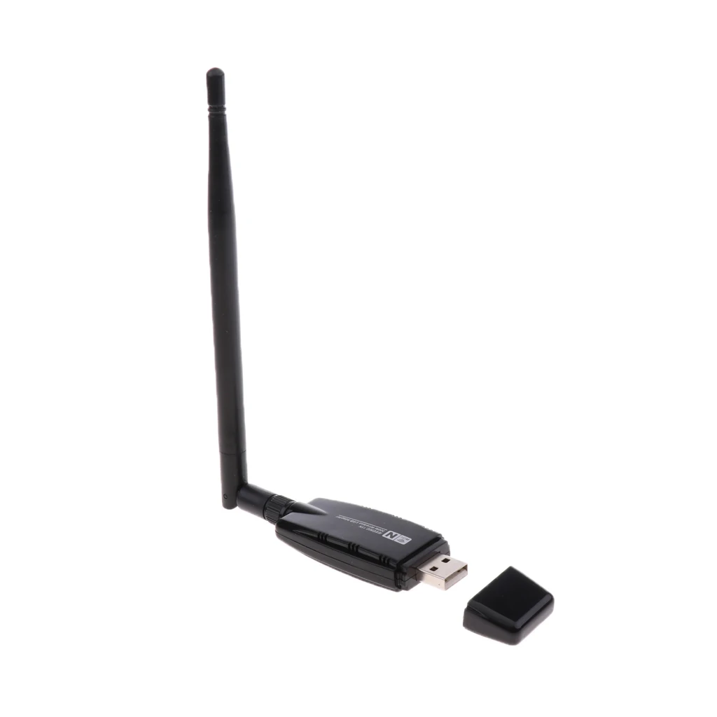 300M Wireless Adapter 2.4GHz Wifi Usb Dongle 5dbi High Gain External Antenna