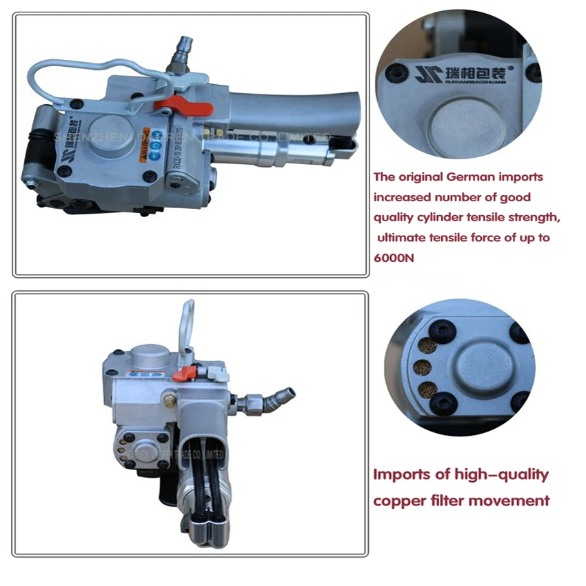 1 шт. RXQD-25 пневматический ПП и ПЭТ машина для обвязки для 19-25 мм термоплавкий стреппинг машины