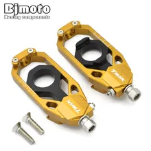 Bjmoto tmax530 motocicleta t-max cnc ajustadores de corrente tensores catena para yamaha tmax 530 2013 2014 2015 2016 2017 2018 2019