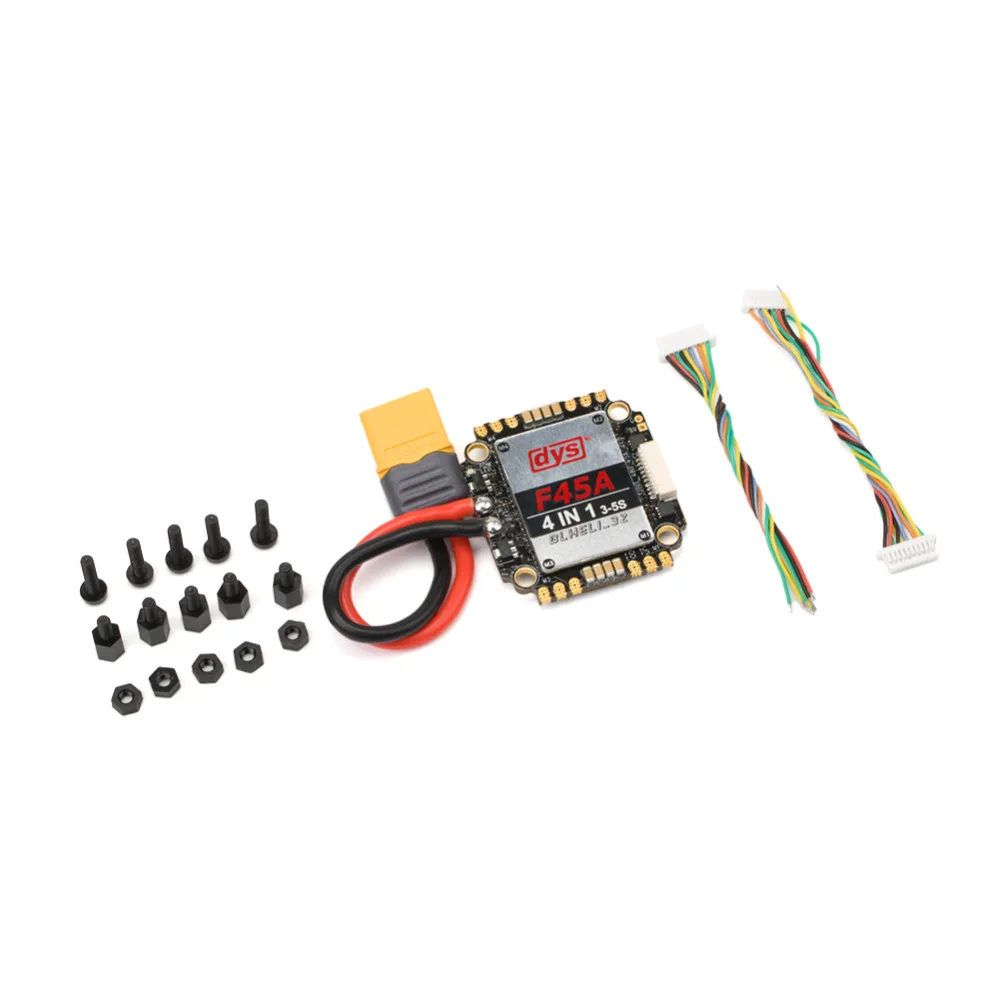 DYS Ария F45A 4in1 Blheli_32 3~ 5S 45A Brushless ESC и F4 PRO V2 Betaflight полета Управление с выходом 5 V/3A 9В/1.2A BEC