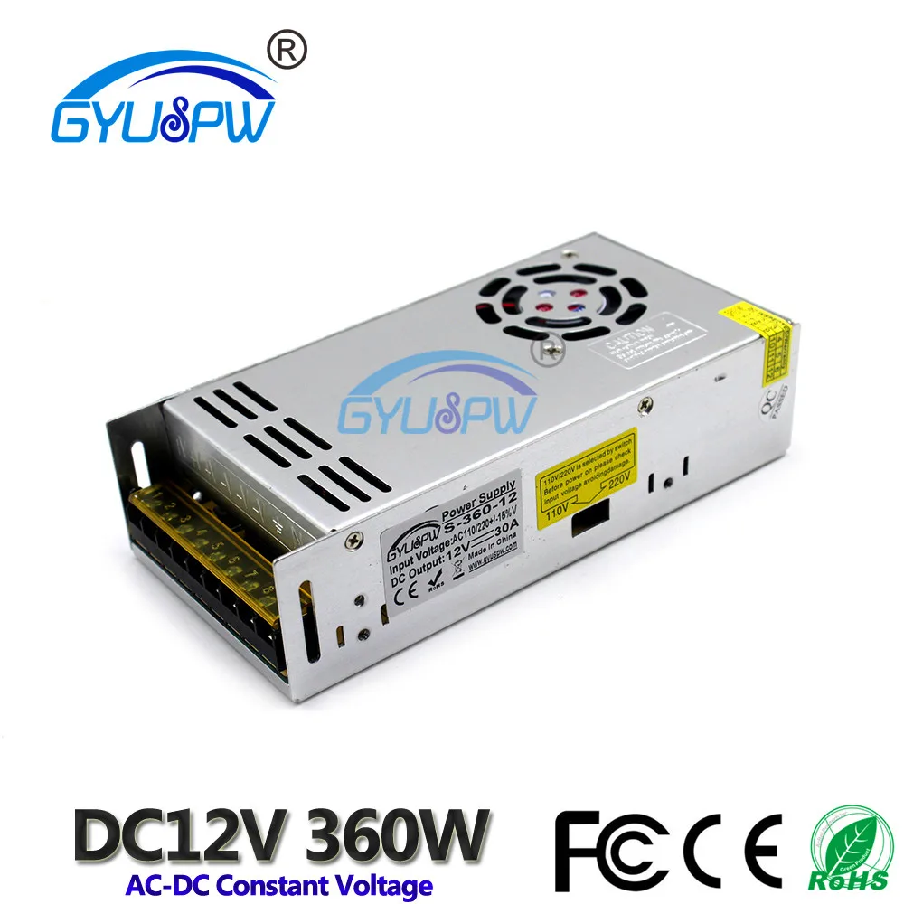 12V360W