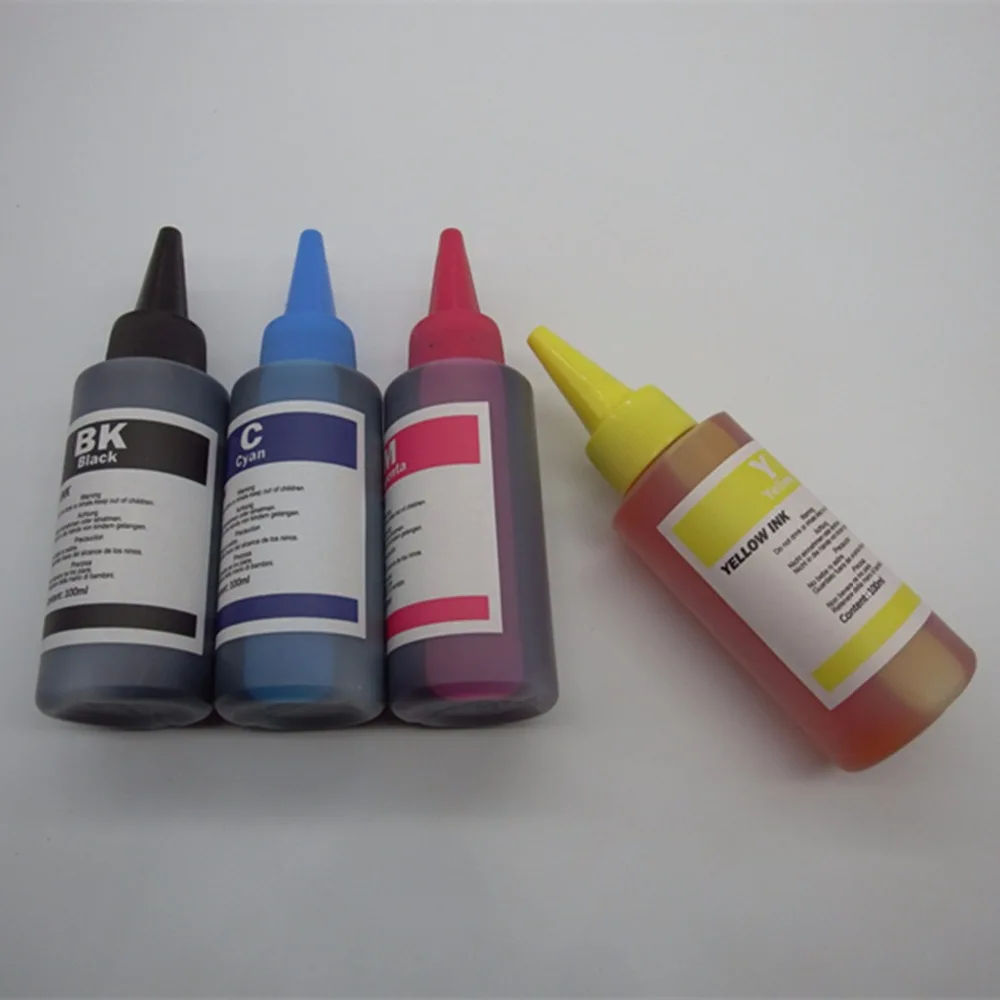 

4 x 100ML Universal Dye Refill Ink Kit Kits For HP 920 HP Officejet 6000 6500 7000 7500 7500a E790 inkjet Printer