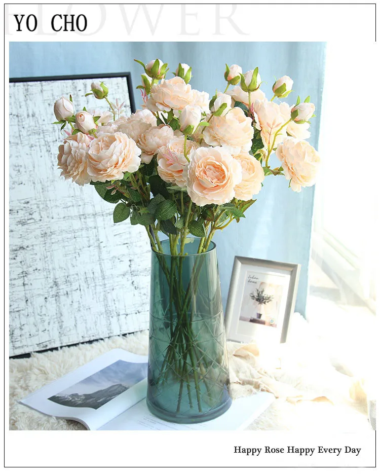 Peonies Silk Flowers Rose Artificial Flower (1)