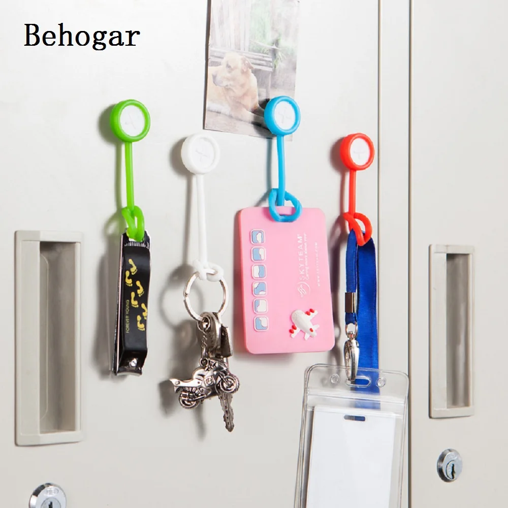 Behogar 2PC Safety Fridge Refrigerator Sticker Hook for