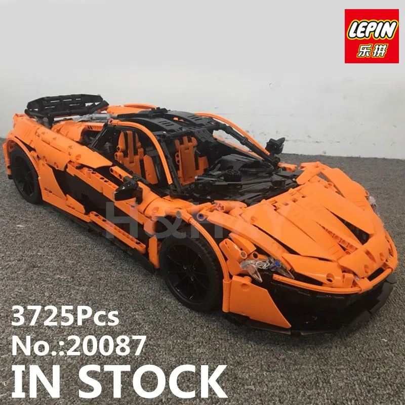 

DHL Lepin 20087 Technic Toys The MOC-16915 Orange Super Racing Car Set Building Blocks Bricks Kids Toys Car Model Christmas Gift