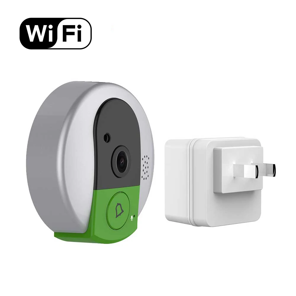 CE High Quality 720P Motion Detection Alarm WiFi Smart Doorbell Phone System Video Door Peephole