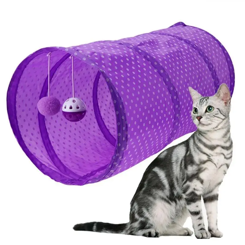 Funny Pet Cat Tunnel Cat Play Tunnel Tubes Collapsible Crinkle Kitten Cat Toy Ferrets Cat Rabbit Play Toy Funny Pet Cat Tunnel Cat Play Tunnel Tubes Collapsible Crinkle Kitten Cat Toy Ferrets Cat Rabbit Play Toy