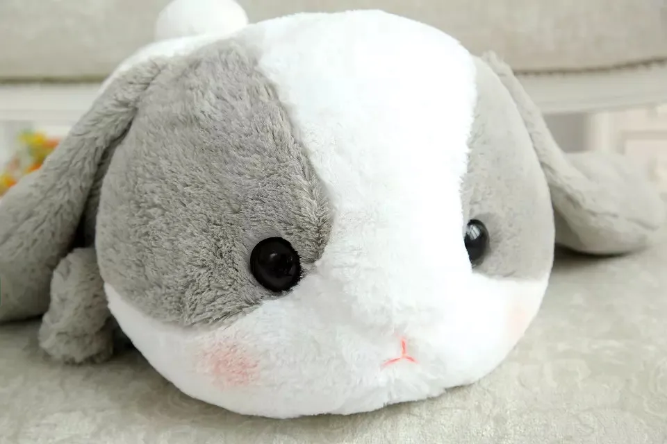 Pote Usa 15/'/' Brown Belly Flop Bunny Amuse Prize Plush NEW