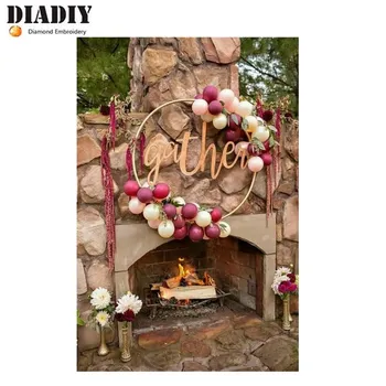 

Full Square/Round Drill 5D DIY Diamond Painting "Balloon circle" 5D Embroidery Cross Stitch Mosaic Home Decor