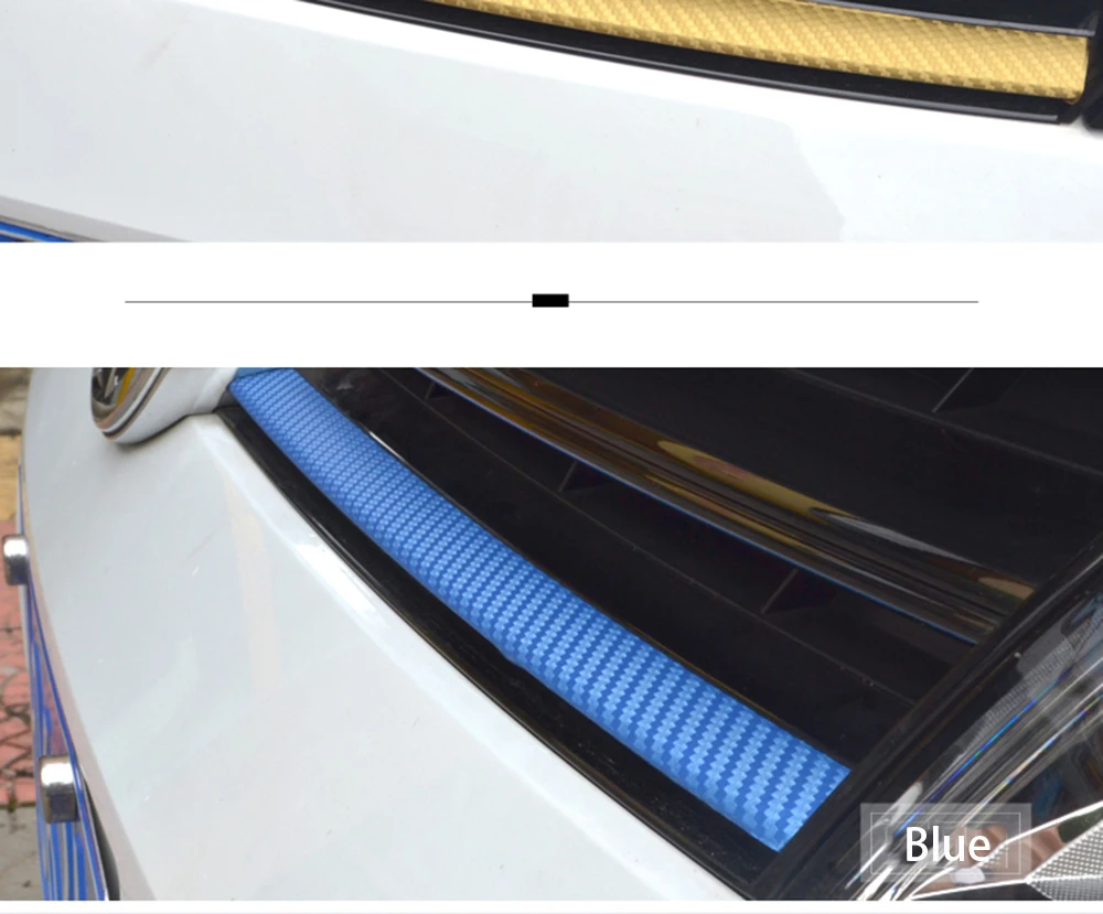 Углеродная волокнистая Решетка переднего бампера защитная пленка автомобильные наклейки и наклейки для автомобиля-Стайлинг для Фольксваген Гольф 7 MK7 аксессуары