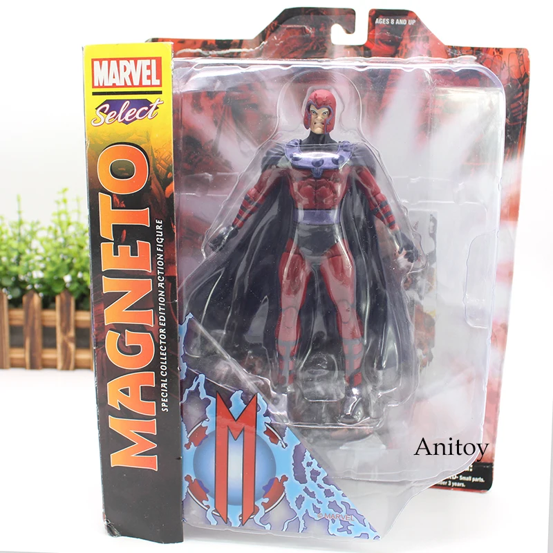 

Marvel Select Magneto Doll PVC Action Figure Collectible Model Toy Friend Gift 18cm