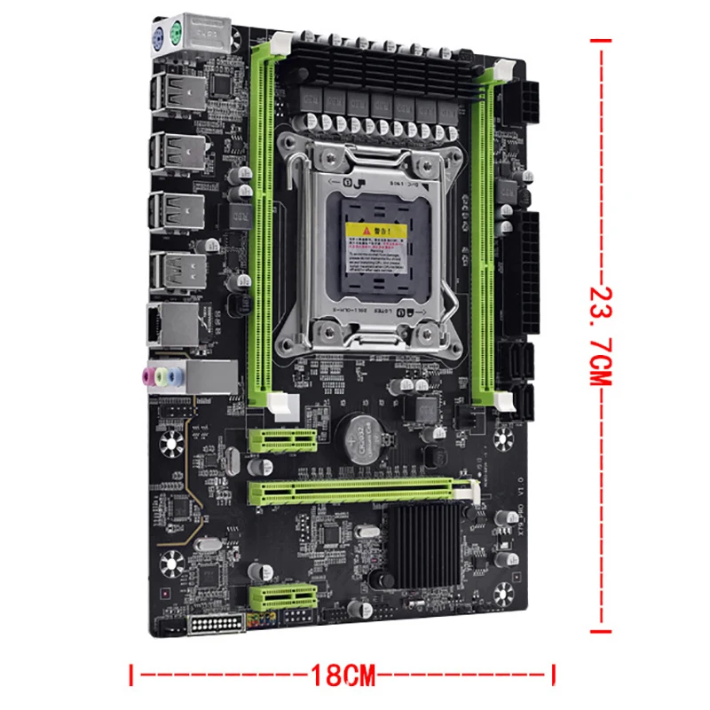 Материнская плата X79M Pro для Intel Lga 2011 E5 2640 2650 2660 Ddr3 2680/1600/1333 МГц 32 Гб M.2 Pci E M