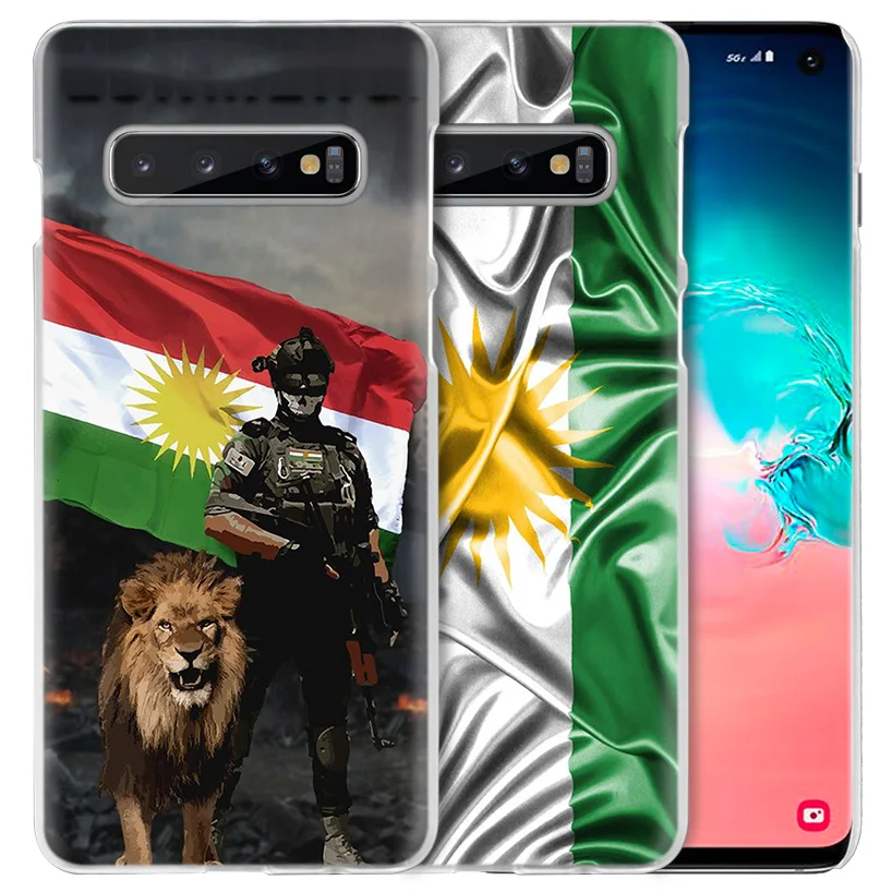 Курдистана чехол с флагом для samsung Galaxy S10 5G S10e S9 S8 M30 M20 M10 J4 J6 плюс J8 Note 8 9 прозрачный жесткий чехол из ПК для телефона Coque