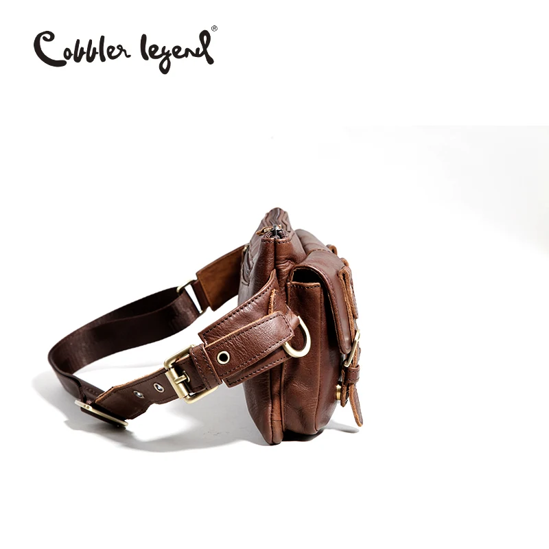 Поясная Сумка Cobbler Legend из натуральной кожи забавная дорожная Сумочка маленький